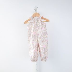 Bonpoint One Pieces - Bonpoint Floral Ruffled Baby Onesie Bonpoint One Pieces - Bonpoint Floral Ruffled Baby Onesie